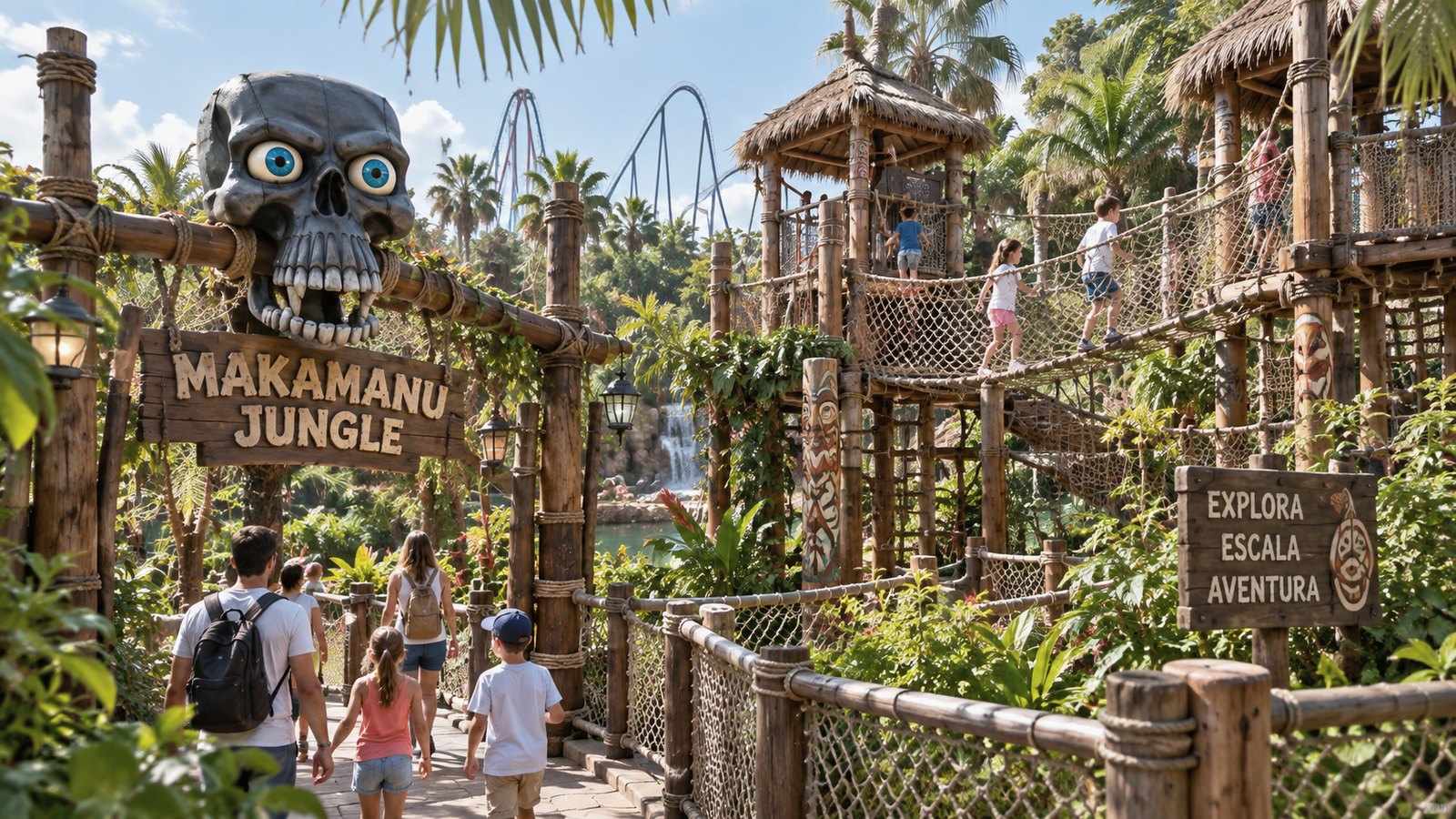 Makamanu Jungle в зоне Polynesia в PortAventura